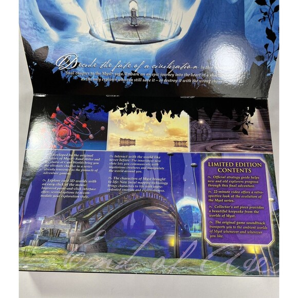 Myst V: End of Ages - Limited Edition PC Windows/Mac 2005 New Factory Sealed - Picture 7 of 12